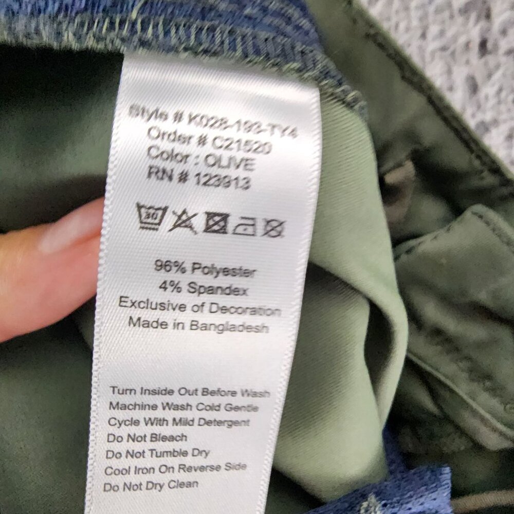 Jachs Shorts Mens 44 Olive Green Stretch High Rise Performance *NWT* - Picture 14 of 15